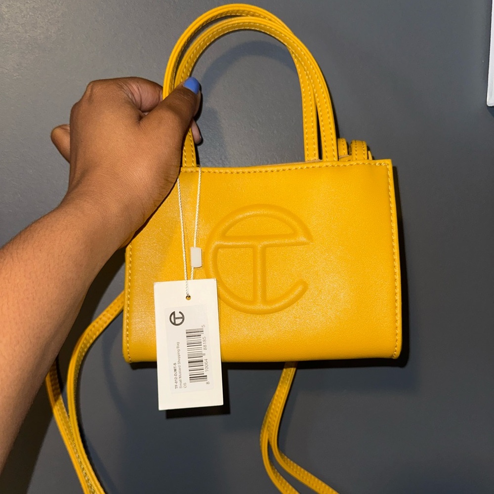 Telfar Mustard Mini Bag